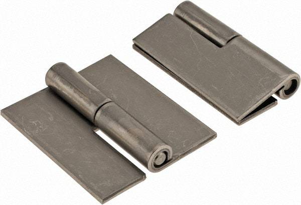 Made in USA - 1.68" Wide x 0.075" Thick, Slip Joint Hinge - Stainless Steel, Plain Finish - Apex Tool & Supply