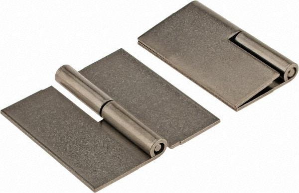 Made in USA - 2-1/2" Wide x 0.075" Thick, Slip Joint Hinge - Stainless Steel, Plain Finish - Apex Tool & Supply