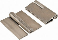Made in USA - 1.68" Wide x 0.075" Thick, Slip Joint Hinge - Aluminum, Plain Finish - Apex Tool & Supply