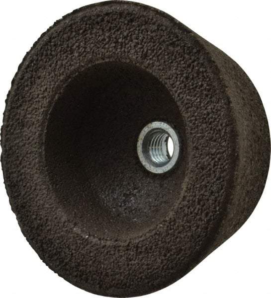 Norton - 5" Diam, 2" Overall Thickness, 16 Grit, Type 11 Tool & Cutter Grinding Wheel - Very Coarse Grade, Zirconia Alumina, Q Hardness, 7,260 RPM - Apex Tool & Supply