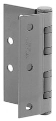 Stanley - 4-1/2" Long x 4-1/2" Wide Steel Half Mortise Commercial Hinge - Apex Tool & Supply