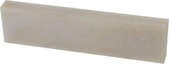 Made in USA - 4" Long x 1" Wide x 3/8" Thick, Novaculite Sharpening Stone - Rectangle - Apex Tool & Supply