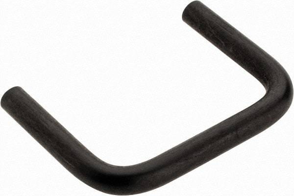 Electro Hardware - 4-40 Internal Thread, 5/32" Handle Diam, Black Anodized Aluminum Drawer Pull - 1-1/4" Center to Center - Apex Tool & Supply