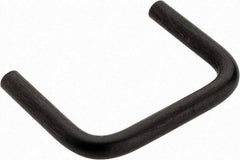 Electro Hardware - 4-40 Internal Thread, 5/32" Handle Diam, Black Anodized Aluminum Drawer Pull - 1-1/4" Center to Center - Apex Tool & Supply