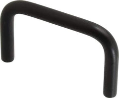 Electro Hardware - Round Handle - Black Coated, Aluminum, 2" Center to Center - Apex Tool & Supply