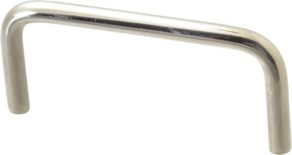 Electro Hardware - Round Handle - Nickel Plated, Brass, 3" Center to Center - Apex Tool & Supply