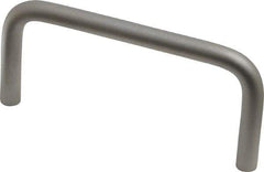 Electro Hardware - Round Handle - Plain, Aluminum, 3" Center to Center - Apex Tool & Supply