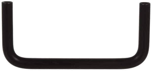 Electro Hardware - Round Handle - Black Coated, Brass, 6" Center to Center - Apex Tool & Supply