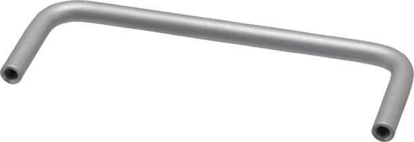 Electro Hardware - Round Handle - Plain, Aluminum, 4" Center to Center - Apex Tool & Supply