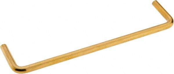 Electro Hardware - Round Handle - Plain, Brass, 6" Center to Center - Apex Tool & Supply