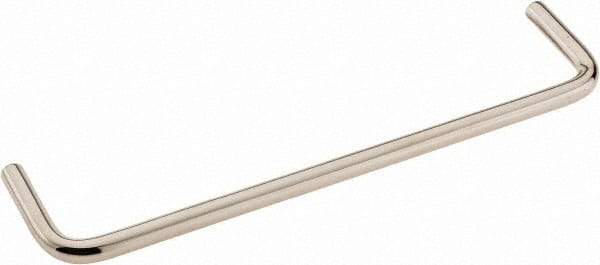 Electro Hardware - Round Handle - Nickel Plated, Brass, 6" Center to Center - Apex Tool & Supply