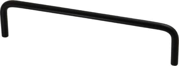 Electro Hardware - Round Handle - Black Coated, Aluminum, 6" Center to Center - Apex Tool & Supply