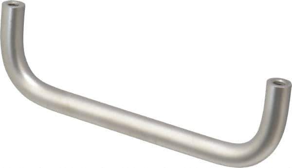Electro Hardware - 8-32 Internal Thread, 5/16" Handle Diam, Plain Stainless Steel Drawer Pull - 4" Center to Center - Apex Tool & Supply