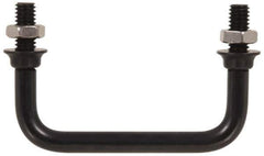 Electro Hardware - Round Handle - Nickel Plated, Brass, 4-1/4" Center to Center - Apex Tool & Supply