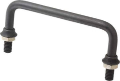 Electro Hardware - Round Handle - Black Coated, Brass, 4" Center to Center - Apex Tool & Supply