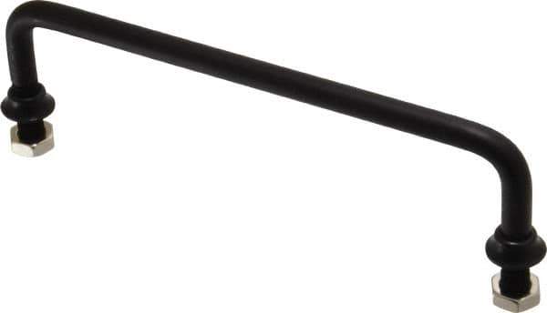 Electro Hardware - Round Handle - Black Coated, Aluminum, 6" Center to Center - Apex Tool & Supply