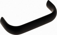 Electro Hardware - 1-9/32" High Oval Handle - Brush Black Anodized, Aluminum, 3" Center to Center - Apex Tool & Supply