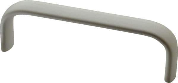 Electro Hardware - 1-1/2" High Oval Handle - Clear Anodized, Aluminum, 4-9/16" Center to Center - Apex Tool & Supply