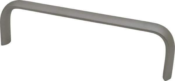 Electro Hardware - 1-3/4" High Oval Handle - Plain, Aluminum, 6" Center to Center - Apex Tool & Supply