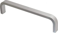 Electro Hardware - 1-1/2" High Rectangular Handle - Clear Finish, Aluminum, 6" Center to Center - Apex Tool & Supply