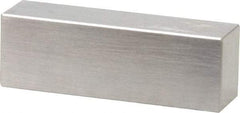 Mitutoyo - 0.45" Rectangular Steel Gage Block - Accuracy Grade 0, Includes Certificate of Inspection - Apex Tool & Supply