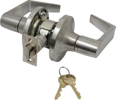 Yale - Grade 1 Classroom Lever Lockset - 2-3/4" Back Set, 6 Pin Para Keyway Cylinder, US26D/Satin Chrome Plated Finish - Apex Tool & Supply
