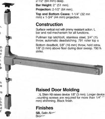 Yale - Flatbars Hand: LHR Rating: Fire Rated - Apex Tool & Supply