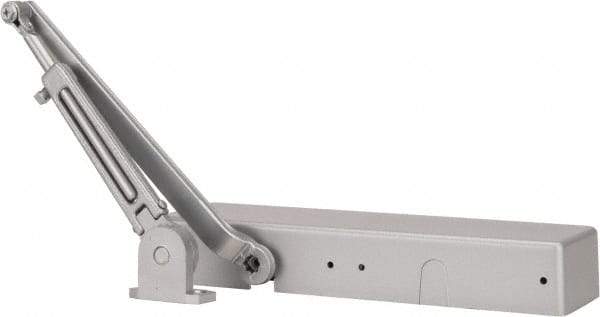 Norton Door Closers - Push & Pull Side Mount, Multi Size Closer Power Operated Damper - Aluminum Finish - Apex Tool & Supply
