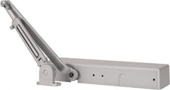 Norton Door Closers - Push & Pull Side Mount, Multi Size Closer Power Operated Damper - Aluminum Finish - Apex Tool & Supply