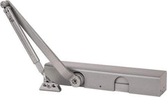 Norton Door Closers - Push & Pull Side Mount, Multi Size Closer Power Operated Damper - Aluminum Finish - Apex Tool & Supply