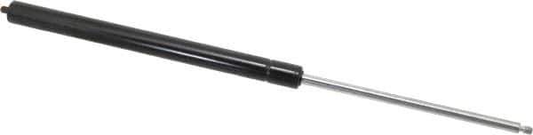Value Collection - 0.32" Rod Diam, 0.75" Tube Diam, 60 Lb Capacity, Fixed Force Gas Spring - 17" Extended Length, 6" Stroke Length, Threaded End, Black Nitride Piston - Apex Tool & Supply