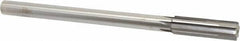 Made in USA - 0.665" Carbide-Tipped 6 Flute Chucking Reamer - Straight Flute, 9/16" Straight Shank, 2-1/4" Flute Length, 9" OAL - Apex Tool & Supply