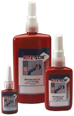 3M - 250 mL Bottle, Red, Medium Strength Liquid Threadlocker - Series TL62, 24 hr Full Cure Time, Hand Tool, Heat Removal - Apex Tool & Supply