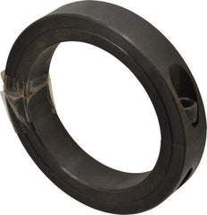 Climax Metal Products - 3-1/2" Bore, Steel, Two Piece Clamping Shaft Collar - 4-3/4" Outside Diam, 7/8" Wide - Apex Tool & Supply