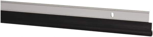 Pemko - 36" Long x 1-1/4" Wide, Head & Jamb Weatherstripping - Clear Anodized Aluminum Finish - Apex Tool & Supply