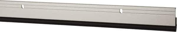 Pemko - 72" Long x 1-1/4" Wide, Head & Jamb Weatherstripping - Clear Anodized Aluminum Finish - Apex Tool & Supply