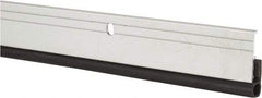 Pemko - 84" Long x 1-1/4" Wide, Head & Jamb Weatherstripping - Clear Anodized Aluminum Finish - Apex Tool & Supply