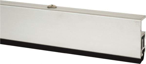 Pemko - 84" Long x 1-3/4" Wide, Adjustable Head & Jamb Weatherstripping - Clear Anodized Aluminum Finish - Apex Tool & Supply