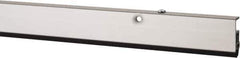 Pemko - 96" Long x 1-3/4" Wide, Adjustable Head & Jamb Weatherstripping - Clear Anodized Aluminum Finish - Apex Tool & Supply