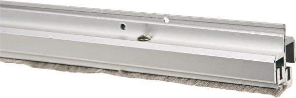 Pemko - 84" Long x 1-1/4" Wide, Adjustble Double Door Split Astragal Weatherstripping - Clear Anodized Aluminum Finish - Apex Tool & Supply