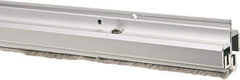 Pemko - 84" Long x 1-1/4" Wide, Adjustble Double Door Split Astragal Weatherstripping - Clear Anodized Aluminum Finish - Apex Tool & Supply
