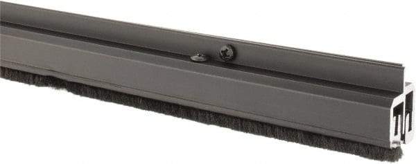 Pemko - 84" Long x 1-1/4" Wide, Adjustble Double Door Split Astragal Weatherstripping - Dark Bronze Anod. Aluminum Finish - Apex Tool & Supply