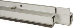 Pemko - 96" Long x 1-1/4" Wide, Adjustble Double Door Split Astragal Weatherstripping - Clear Anodized Aluminum Finish - Apex Tool & Supply
