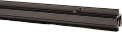 Pemko - 96" Long x 1-1/4" Wide, Adjustble Double Door Split Astragal Weatherstripping - Dark Bronze Anod. Aluminum Finish - Apex Tool & Supply
