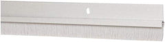 Pemko - Door Bottom Sweep - Nylon Brush, 1-1/2" High, Clear Anodium Aluminum Coated - Apex Tool & Supply
