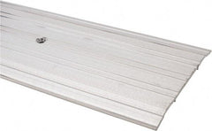 Pemko - 36" Long x 5" Wide x 1/4" High, Saddle Threshold - Mill Finish Aluminum - Apex Tool & Supply