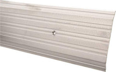 Pemko - 72" Long x 5" Wide x 1/4" High, Saddle Threshold - Mill Finish Aluminum - Apex Tool & Supply