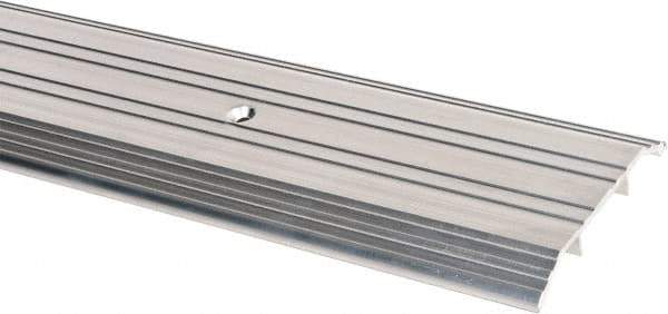 Pemko - 36" Long x 4" Wide x 1/2" High, Saddle Threshold - Mill Finish Aluminum - Apex Tool & Supply