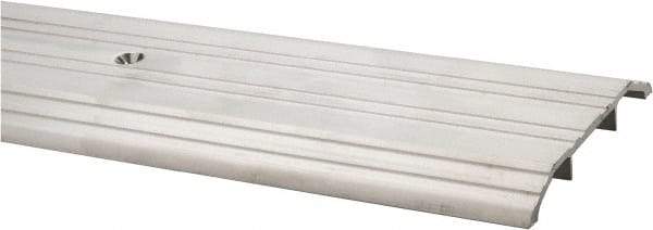 Pemko - 48" Long x 4" Wide x 1/2" High, Saddle Threshold - Mill Finish Aluminum - Apex Tool & Supply
