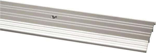 Pemko - 72" Long x 4" Wide x 1/2" High, Saddle Threshold - Mill Finish Aluminum - Apex Tool & Supply